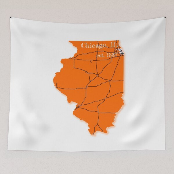 Item preview, Chicago, IL [Orange] designed and sold by PhilbonianDezin.