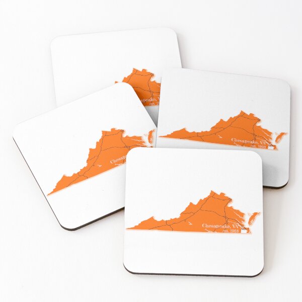 Item preview, Chesapeake, VA [Orange] designed and sold by PhilbonianDezin.