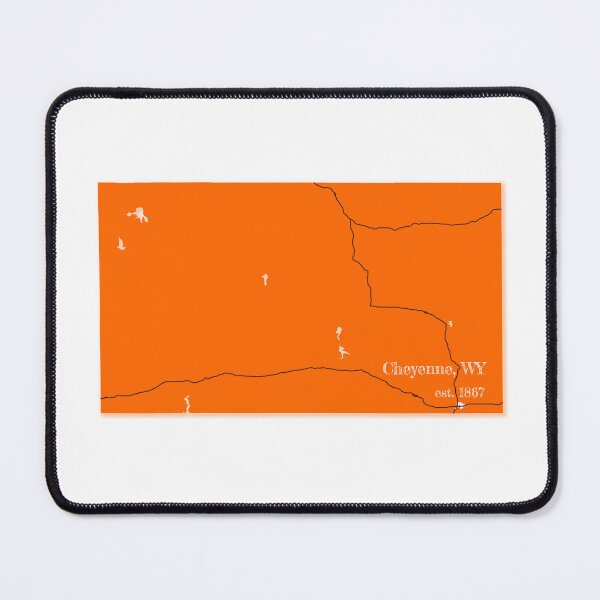 Item preview, Cheyenne, WY [Orange] designed and sold by PhilbonianDezin.
