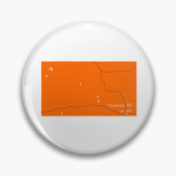 Item preview, Cheyenne, WY [Naranja] designed and sold by PhilbonianDezin.