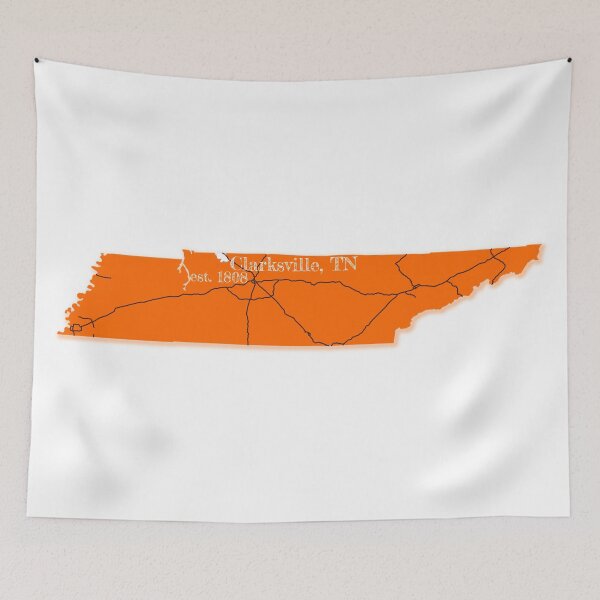 Item preview, Clarksville, TN [Orange] designed and sold by PhilbonianDezin.