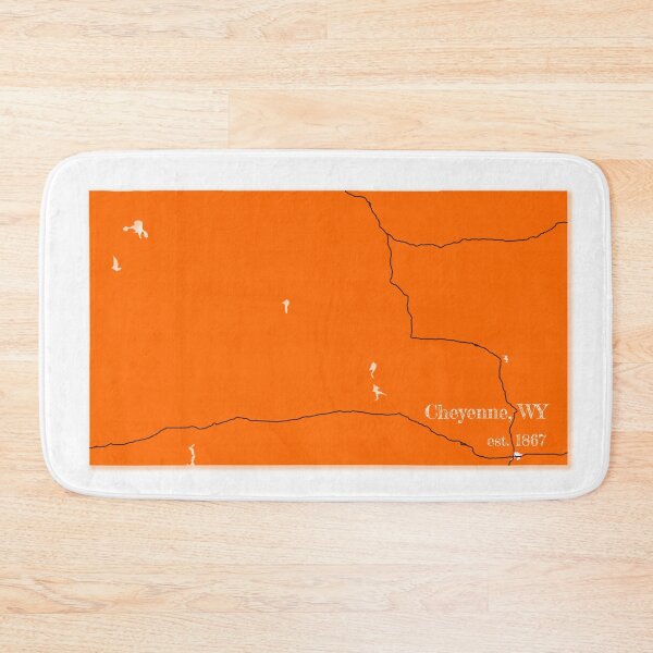 Item preview, Cheyenne, WY [Orange] designed and sold by PhilbonianDezin.