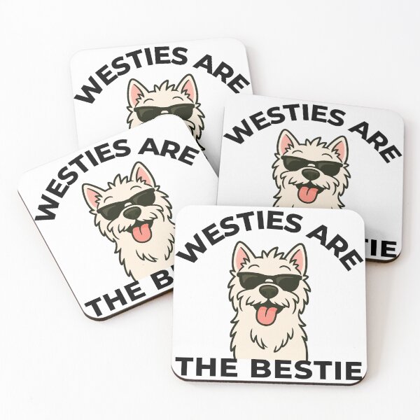 Item preview, Westies Are the Bestie – Cute Funny West Highland Terrier Design designed and sold by FurRealGifts.