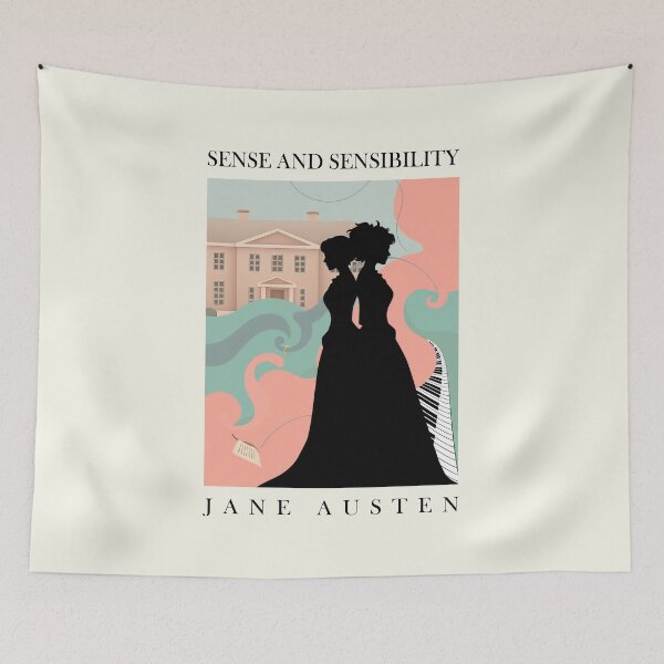Item preview, Sense and Sensibility Jane Austen Inspired Classic Literature designed and sold by kakarikihill.