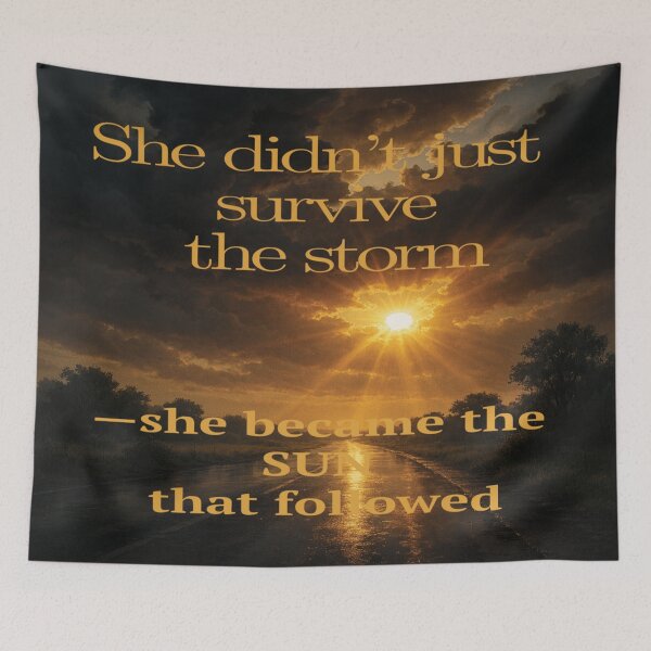 Item preview, "She Became the Light After Chaos" designed and sold by Mindful56.