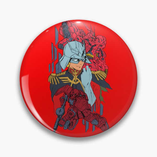 Item preview, SAZABI ZAKU char aznable GUNDAM RED COMET vector art designed and sold by sabartgunpla.