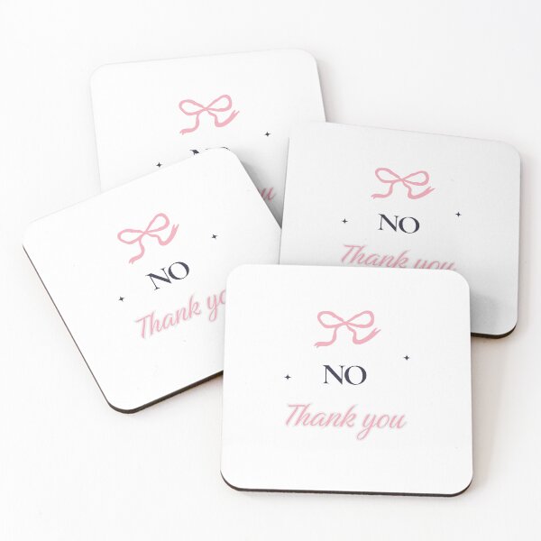 Item preview, No Thank You | Consent Awareness Empowerment Aesthetic Quote designed and sold by EMbrase-Studio.