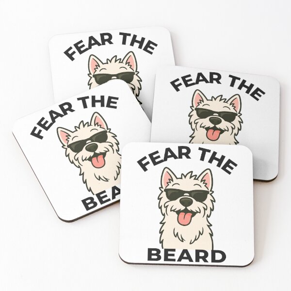 Item preview, Fear the Beard – Funny West Highland Terrier Graphic designed and sold by FurRealGifts.