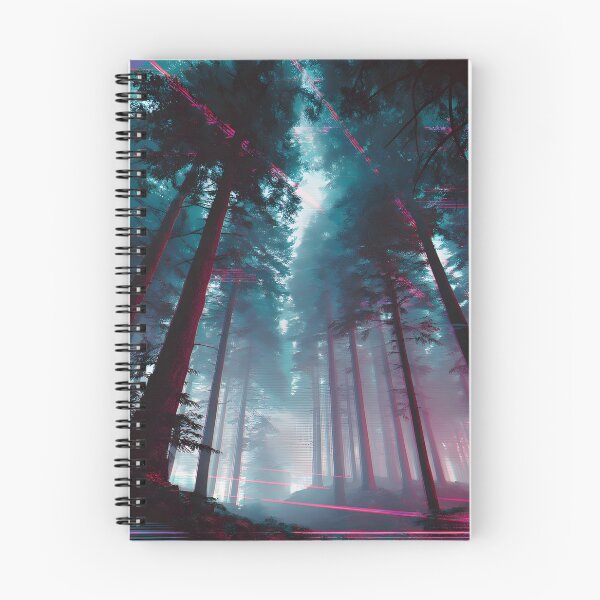 Item preview, Mystical forest with cyberfunk theme designed and sold by Newrealis.