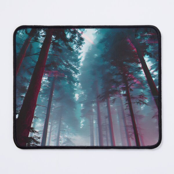 Item preview, Mystical forest with cyberfunk theme designed and sold by Newrealis.