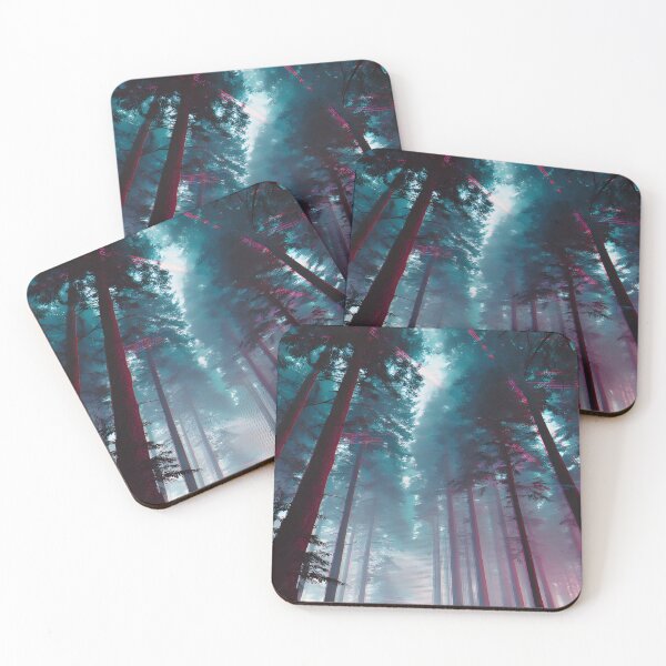 Item preview, Mystical forest with cyberfunk theme designed and sold by Newrealis.