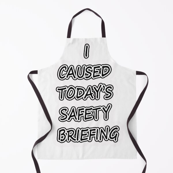 Item preview, I Caused Today’s Safety Briefing Sticker – Funny Workplace Humor Gift for Coworkers designed and sold by Line Designs By Duck.