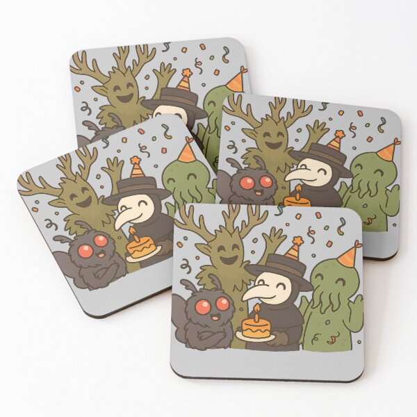 Item preview, Cryptid Birthday Party – Cute Plague Doctor & Friends Celebration designed and sold by designsbyhw.