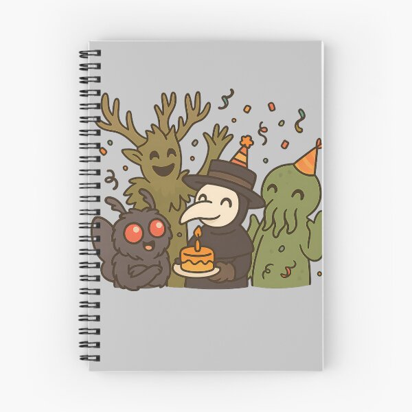 Item preview, Cryptid Birthday Party – Cute Plague Doctor & Friends Celebration designed and sold by designsbyhw.
