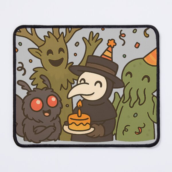 Item preview, Cryptid Birthday Party – Cute Plague Doctor & Friends Celebration designed and sold by designsbyhw.