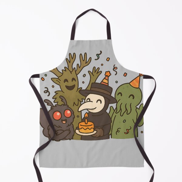 Item preview, Cryptid Birthday Party – Cute Plague Doctor & Friends Celebration designed and sold by designsbyhw.