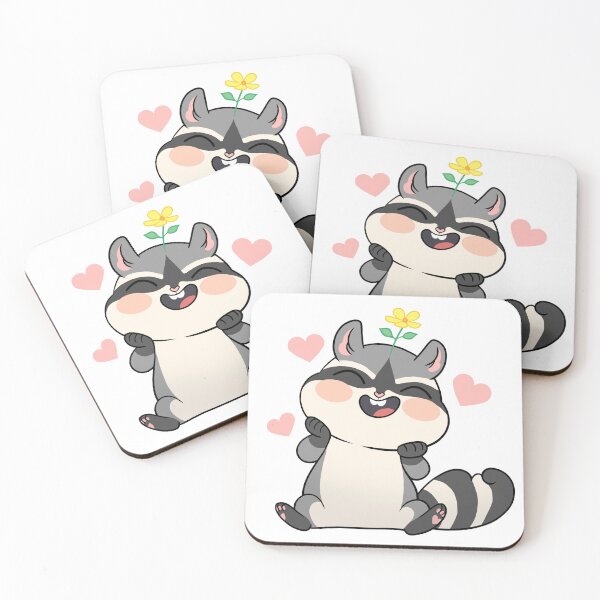 Item preview, Happy Racoon designed and sold by kimkingart.