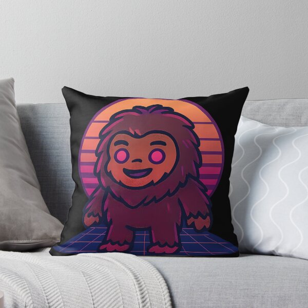 Item preview, Neon Synthwave Sasquatch – Retro 80s Cryptid Design designed and sold by designsbyhw.