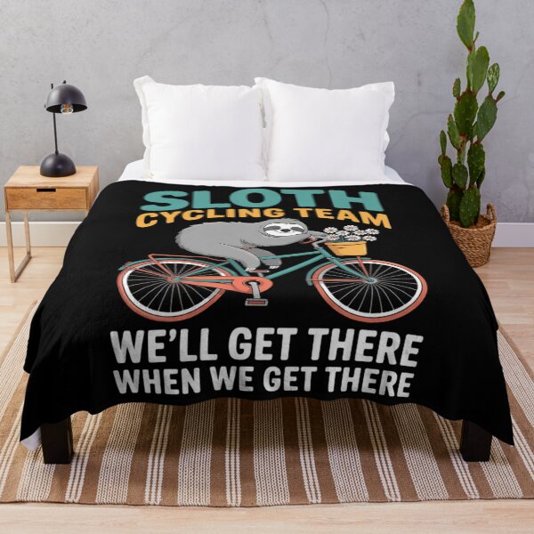 Item preview, Sloth Cycling Team Lazy Sloth Bike Biker Funny Bicycle designed and sold by brynatshop.