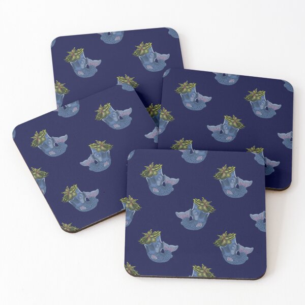 Item preview, Fish Vase 2- Pattern-Navy designed and sold by deblevart.