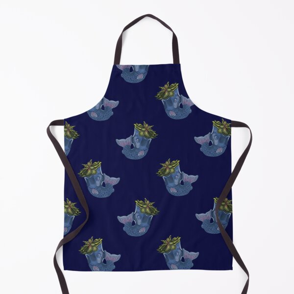 Item preview, Fish Vase 2- Pattern-Navy designed and sold by deblevart.