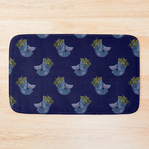 Item preview, Fish Vase 2- Pattern-Navy designed and sold by deblevart.