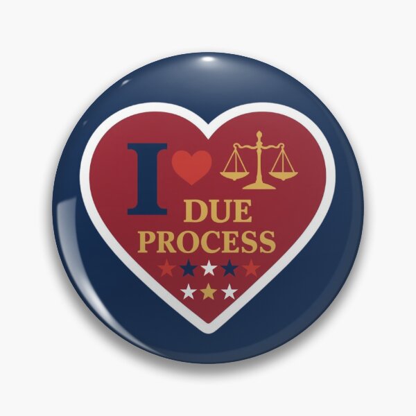 Item preview, I Love Due Process - Scales of Justice designed and sold by LewpyG.