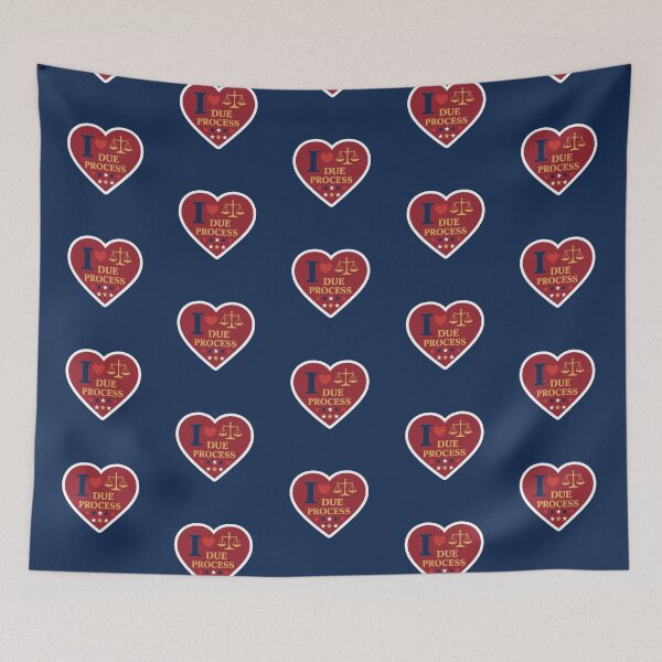 Item preview, I Love Due Process - Scales of Justice designed and sold by LewpyG.