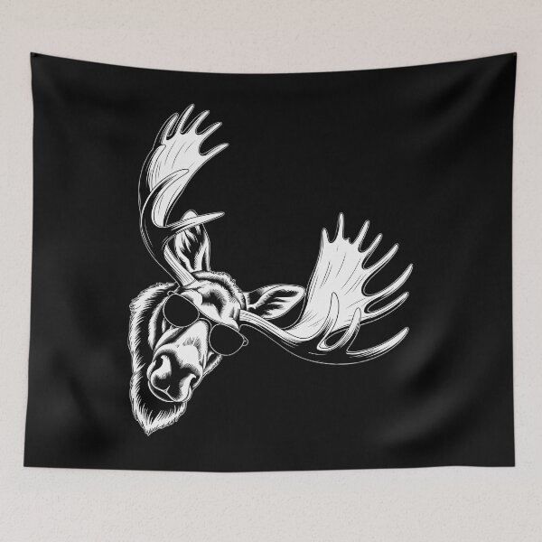 Item preview, Moose Wearing Sunglasses Alaska Moose Lovers designed and sold by brynatshop.