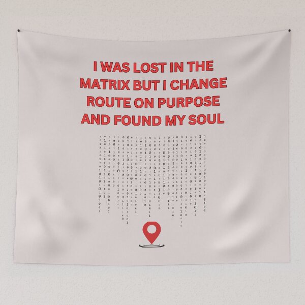 Item preview, Spiritually Lost In The Matrix Change Route To Find Purpose And Found My Soul designed and sold by HealingMedzllc.