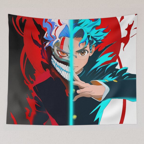 Item preview, Anime Okarun Dandadan Split Duality Neon Contrast Action designed and sold by earlobejerk.