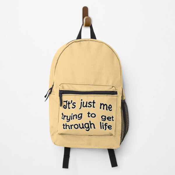 Item preview, It's just me trying to get through life, version a wavy peach designed and sold by mntimg.