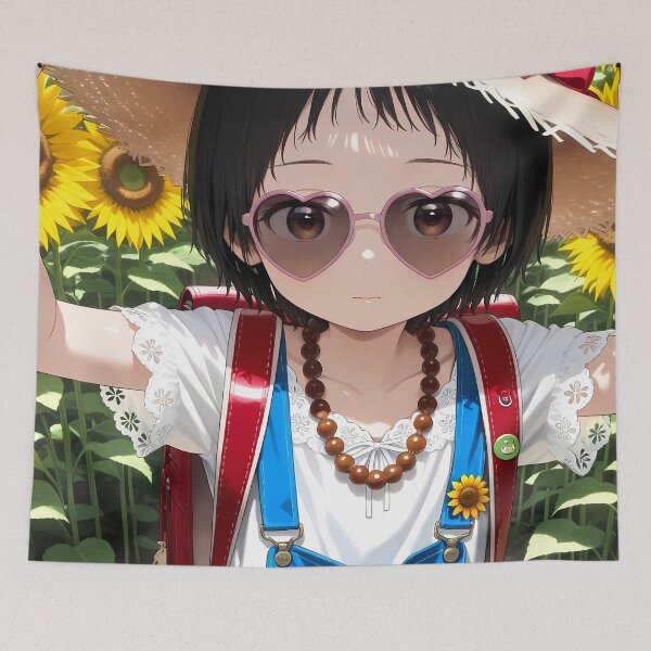 Item preview, Shizuka Kuze Sunflower Fields Takopi Original Sin Anime Girl designed and sold by earlobejerk.