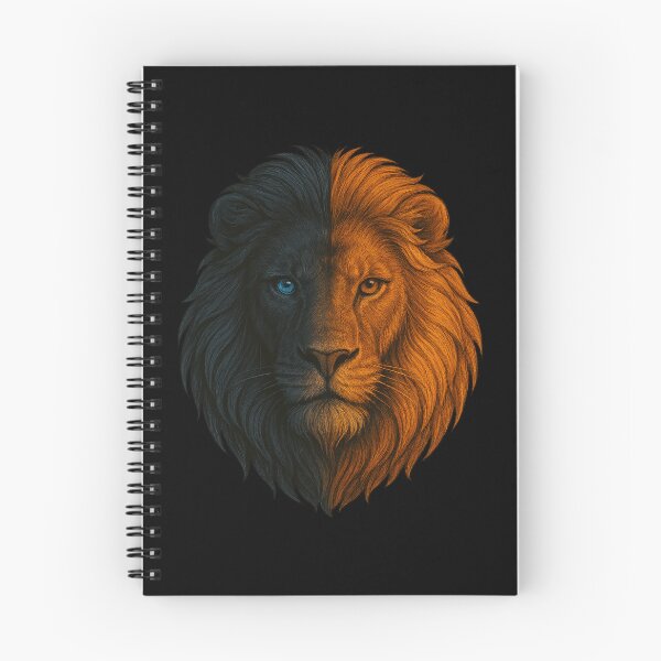 Item preview, “Dual Force Lion – Shadow & Flame” designed and sold by DailyVibesCo.