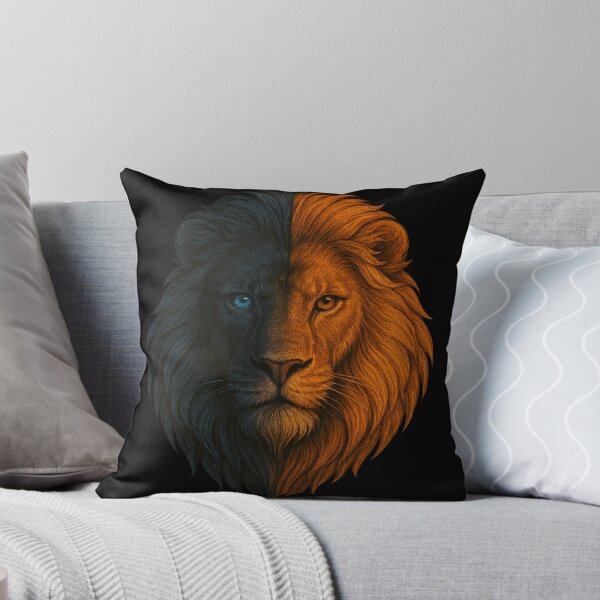 Item preview, “Dual Force Lion – Shadow & Flame” designed and sold by DailyVibesCo.