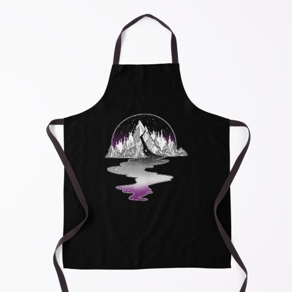 Item preview, Asexual Flag Mountain River designed and sold by NellieBolesd.