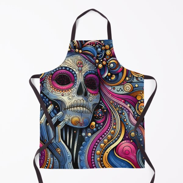 Item preview, Catrina Illustration - Vibrant Day of the Dead Art designed and sold by Ojo de Lilith.