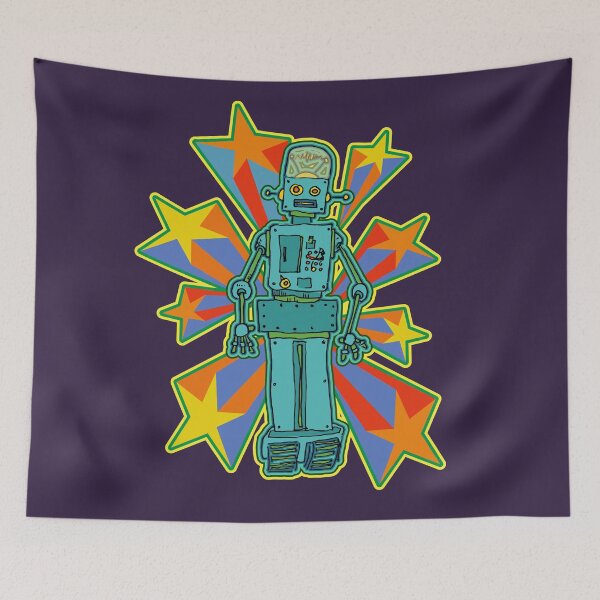 Item preview, Robot with Stars designed and sold by tds shop.