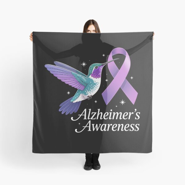Artikelvorschau, Alzheimers Awareness Kolibri Lila Band entworfen und verkauft von brynatshop.