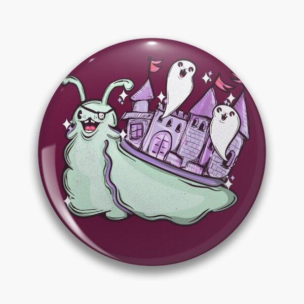 Item preview, happy pirate snail - ghosts, haunted house, halloween snail designed and sold by crestfallenmermaid.
