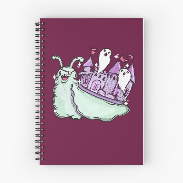 Item preview, happy pirate snail - ghosts, haunted house, halloween snail designed and sold by crestfallenmermaid.