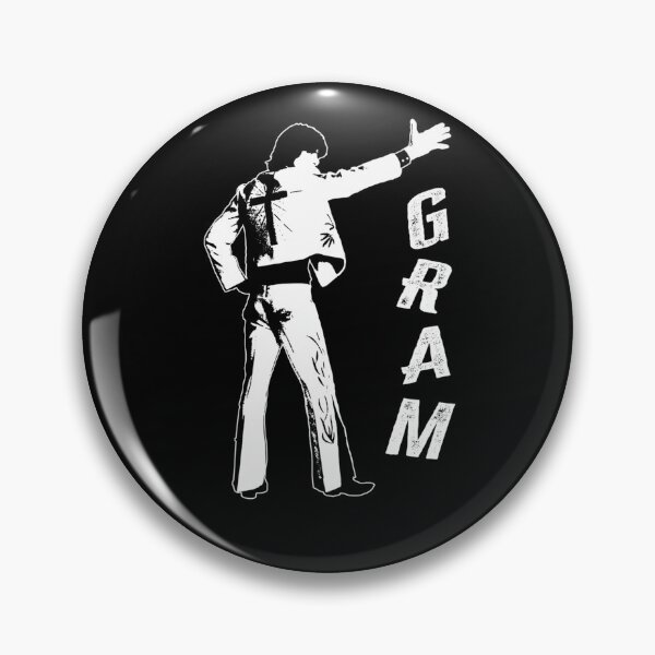 Item preview, GRAM. GRAM PA.RSONS. W.HITE ON RED.  designed and sold by PeterBurrows.
