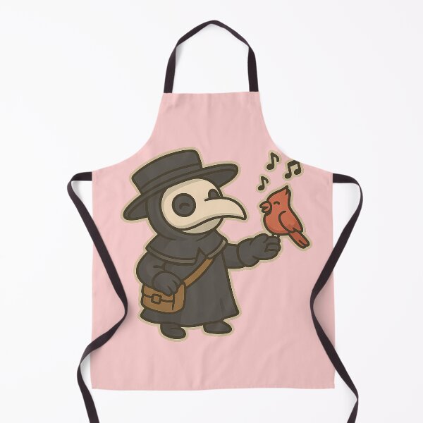 Item preview, Plague Doctor & Songbird – Cute Spooky Friendship Design designed and sold by designsbyhw.