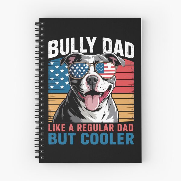 Item preview, American Bully Dad Like A Regular Dad But Cooler Dog Dad designed and sold by brynatshop.