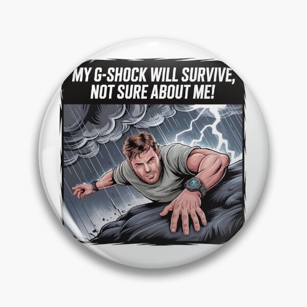 Item preview, Rugged Watch Survives Stormy Comic Adventure designed and sold by WatchesAndMore.