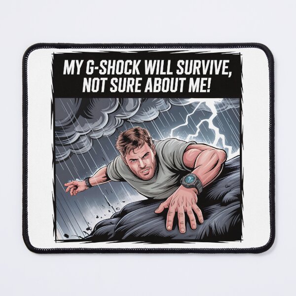 Item preview, Rugged Watch Survives Stormy Comic Adventure designed and sold by WatchesAndMore.