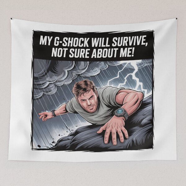 Item preview, Rugged Watch Survives Stormy Comic Adventure designed and sold by WatchesAndMore.