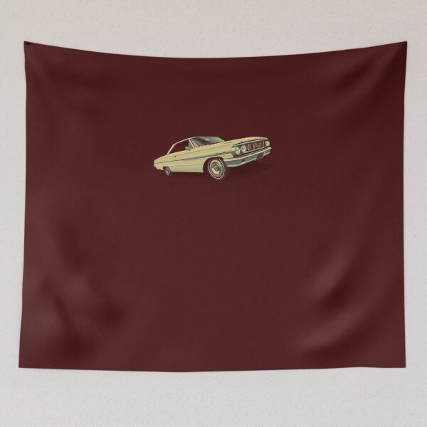 Item preview, 1964 Ford Galaxy 500 In Wimbledon White designed and sold by JaninedUrban.