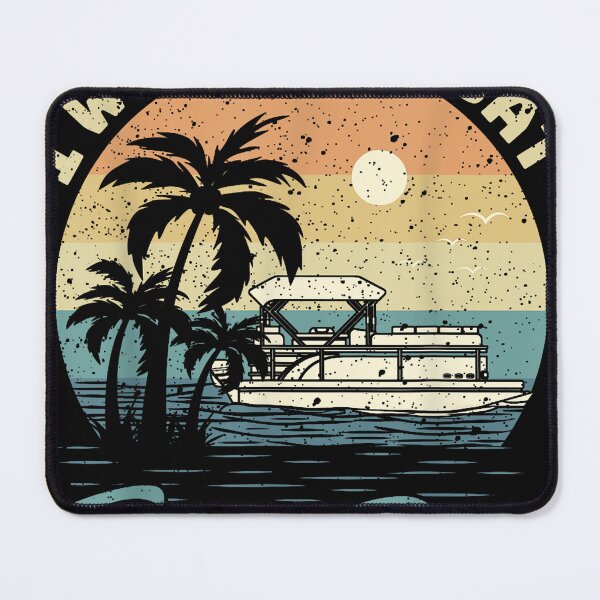 Item preview, I Was On A Boat That Day Vintage Retro Pontoon Boat designed and sold by HongAvery0.