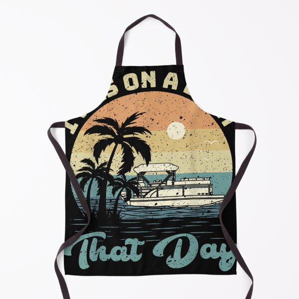 Item preview, I Was On A Boat That Day Vintage Retro Pontoon Boat designed and sold by HongAvery0.